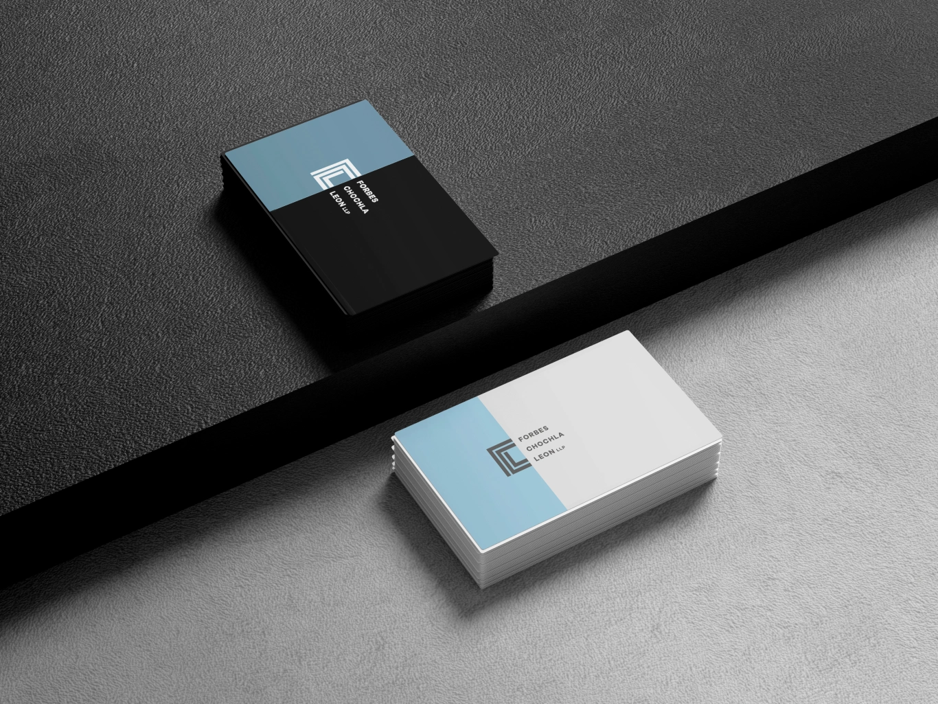 FCL Business card design mockup