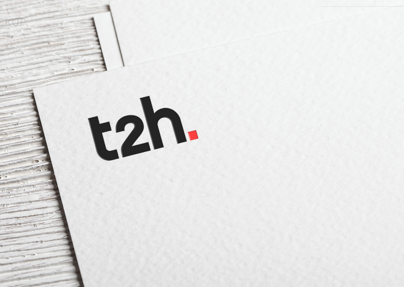 t2h logo on a tile