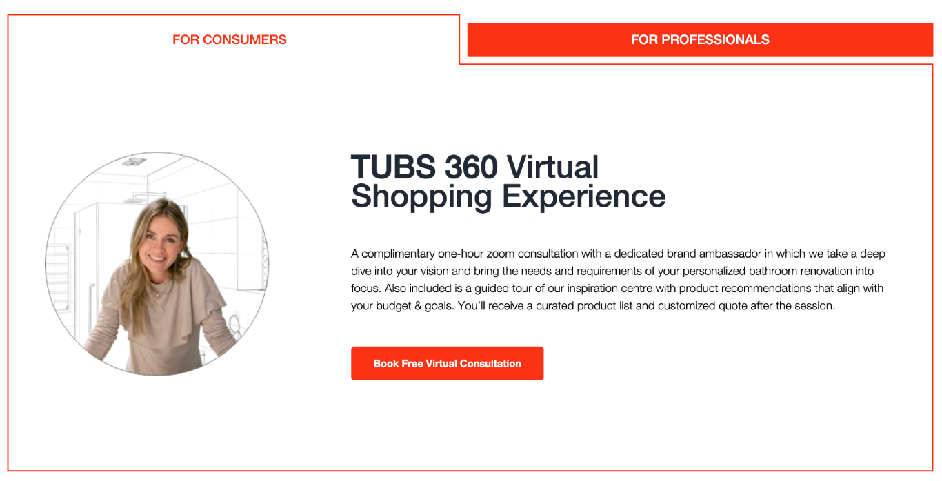 t2h TUBS 360 virtual shopping experience