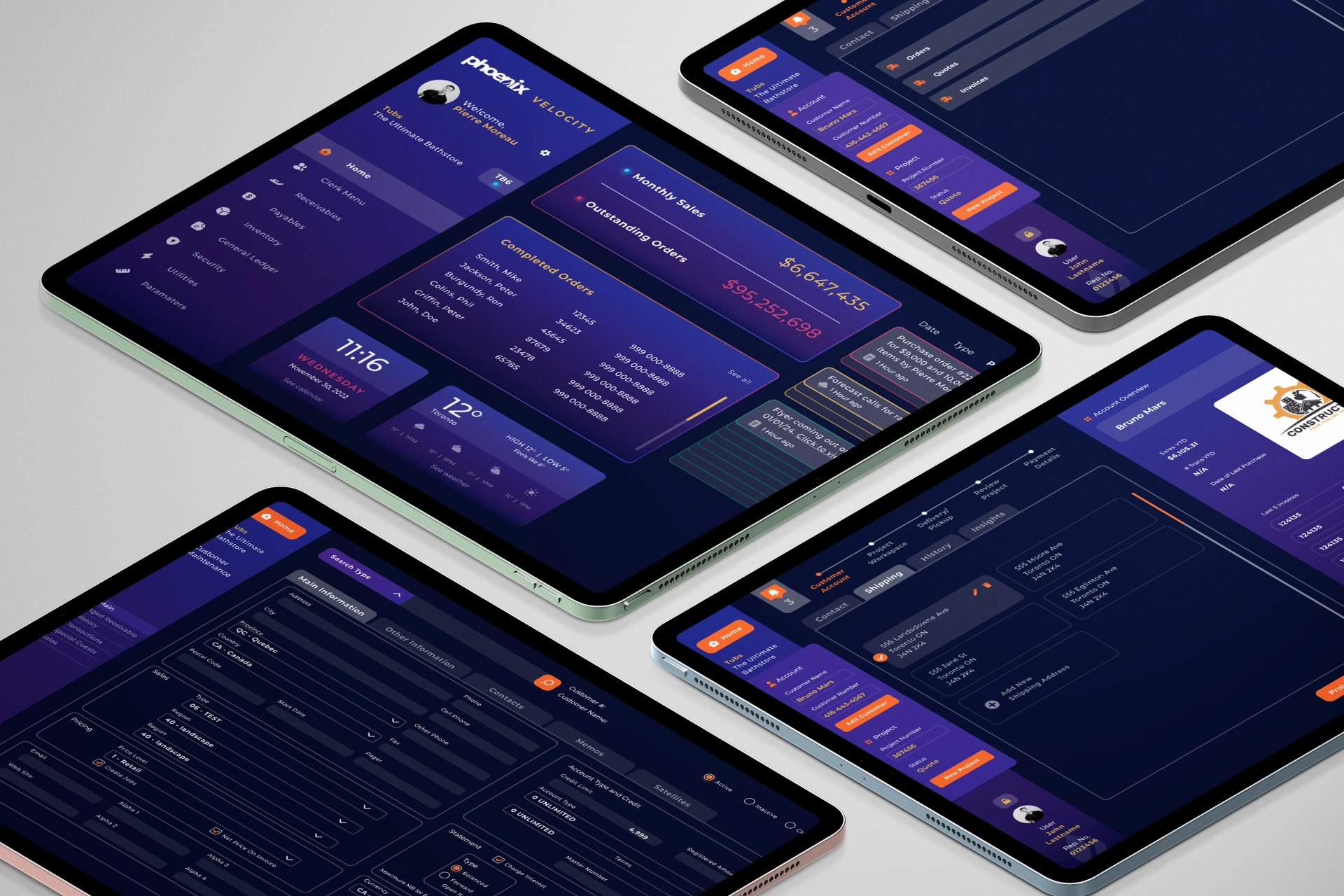 Phoenix velocity mockup design